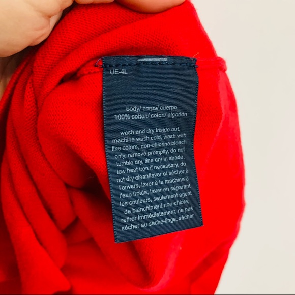 Tommy Hilfiger Red Cotton Sweater - Picture 4 of 5